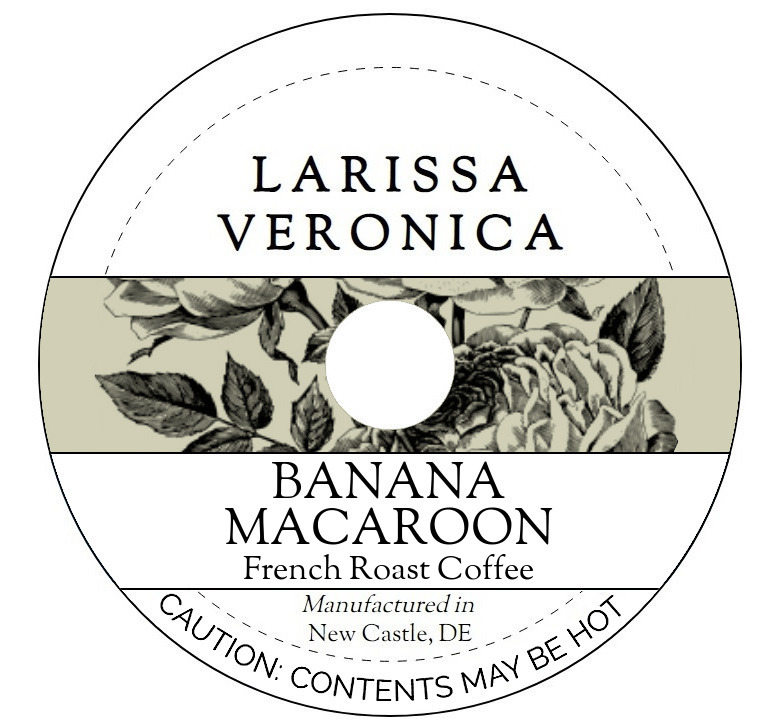 Banana Macaroon French Roast Coffee <BR>(Single Serve K-Cup Pods)