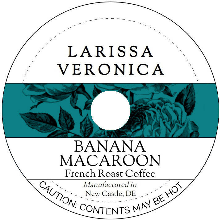 Banana Macaroon French Roast Coffee <BR>(Single Serve K-Cup Pods)