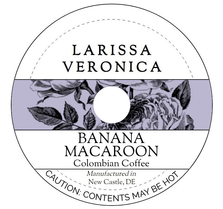 Banana Macaroon Colombian Coffee <BR>(Single Serve K-Cup Pods)