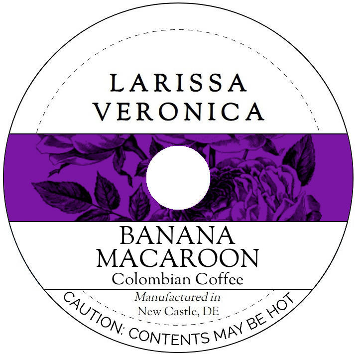 Banana Macaroon Colombian Coffee <BR>(Single Serve K-Cup Pods)