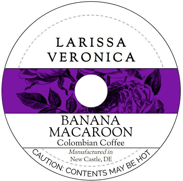 Banana Macaroon Colombian Coffee <BR>(Single Serve K-Cup Pods)