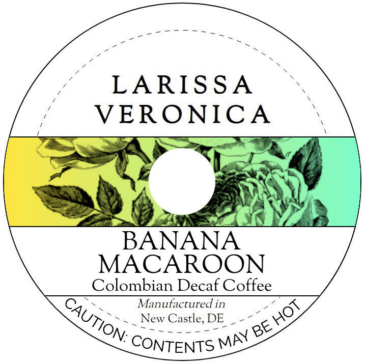 Banana Macaroon Colombian Decaf Coffee <BR>(Single Serve K-Cup Pods)