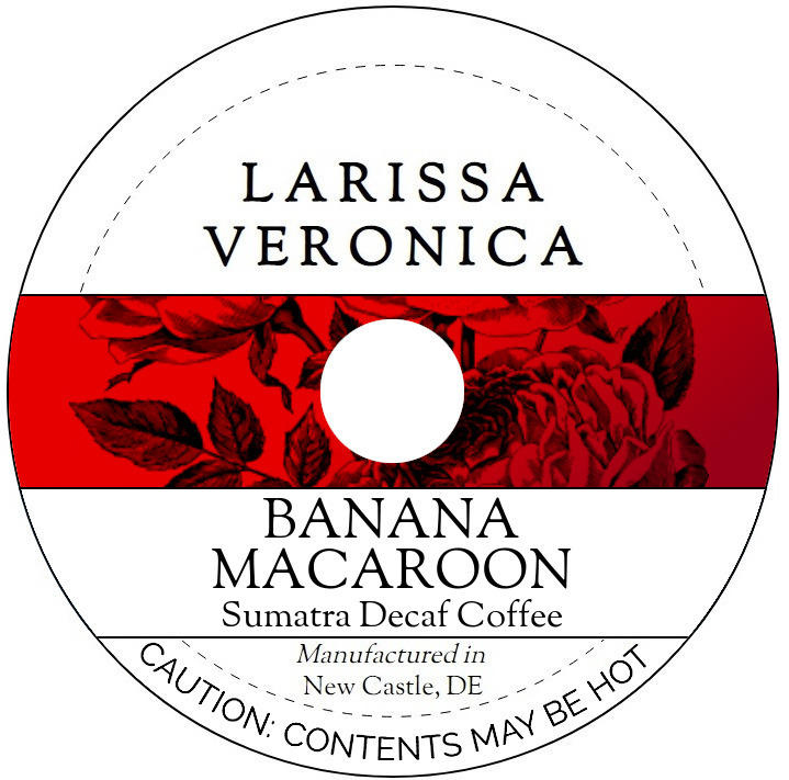 Banana Macaroon Sumatra Decaf Coffee <BR>(Single Serve K-Cup Pods)