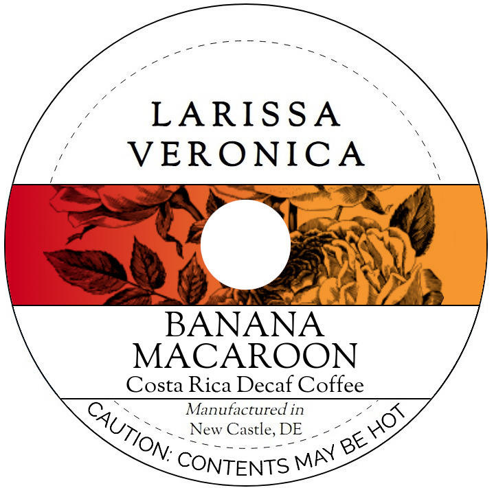 Banana Macaroon Costa Rica Decaf Coffee <BR>(Single Serve K-Cup Pods)