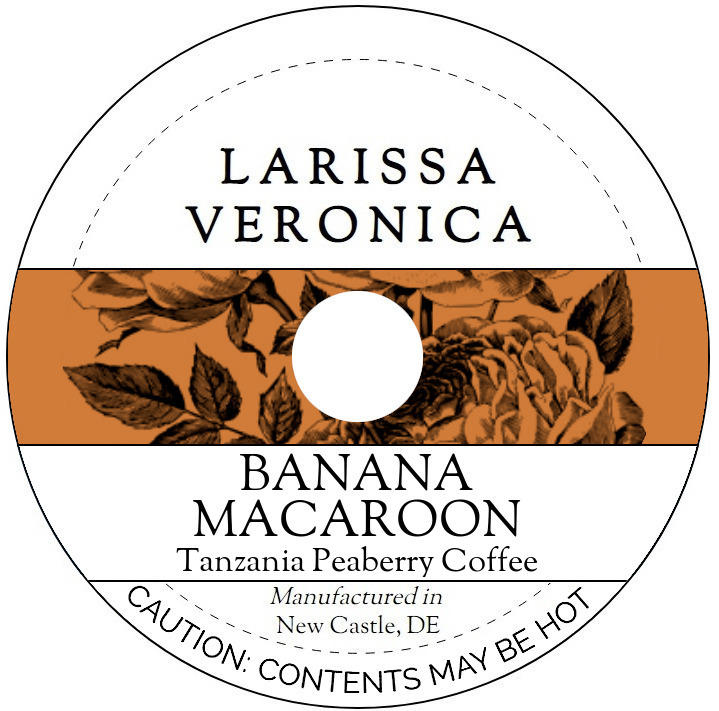 Banana Macaroon Tanzania Peaberry Coffee <BR>(Single Serve K-Cup Pods)