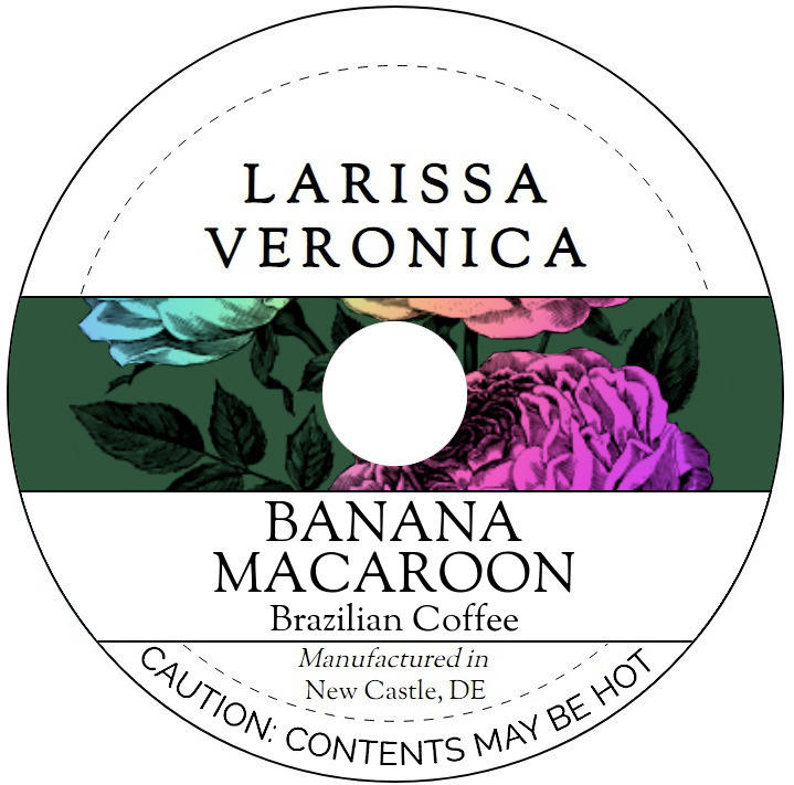 Banana Macaroon Brazilian Coffee <BR>(Single Serve K-Cup Pods)