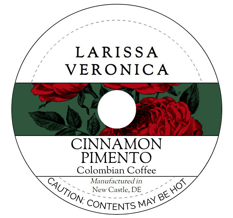 Cinnamon Pimento Colombian Coffee <BR>(Single Serve K-Cup Pods)