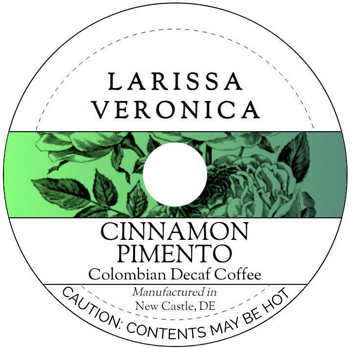 Cinnamon Pimento Colombian Decaf Coffee <BR>(Single Serve K-Cup Pods)