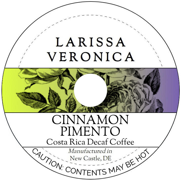 Cinnamon Pimento Costa Rica Decaf Coffee <BR>(Single Serve K-Cup Pods)