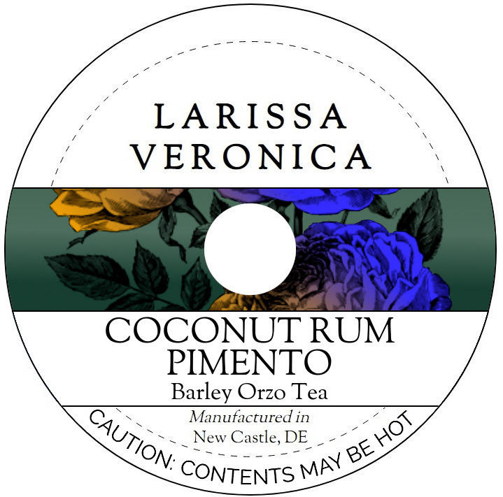 Coconut Rum Pimento Barley Orzo Tea <BR>(Single Serve K-Cup Pods)