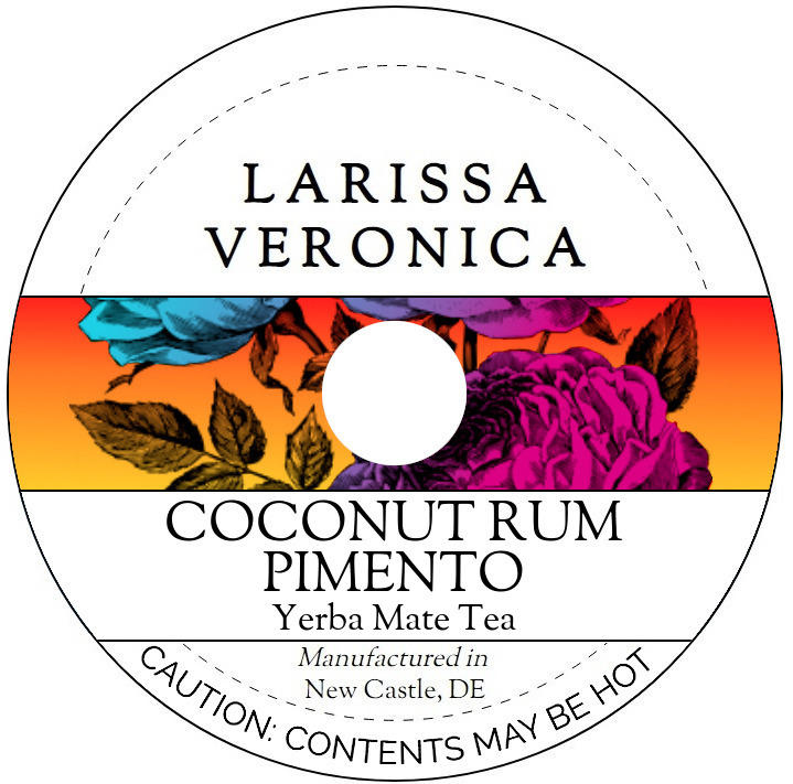 Coconut Rum Pimento Yerba Mate Tea <BR>(Single Serve K-Cup Pods)