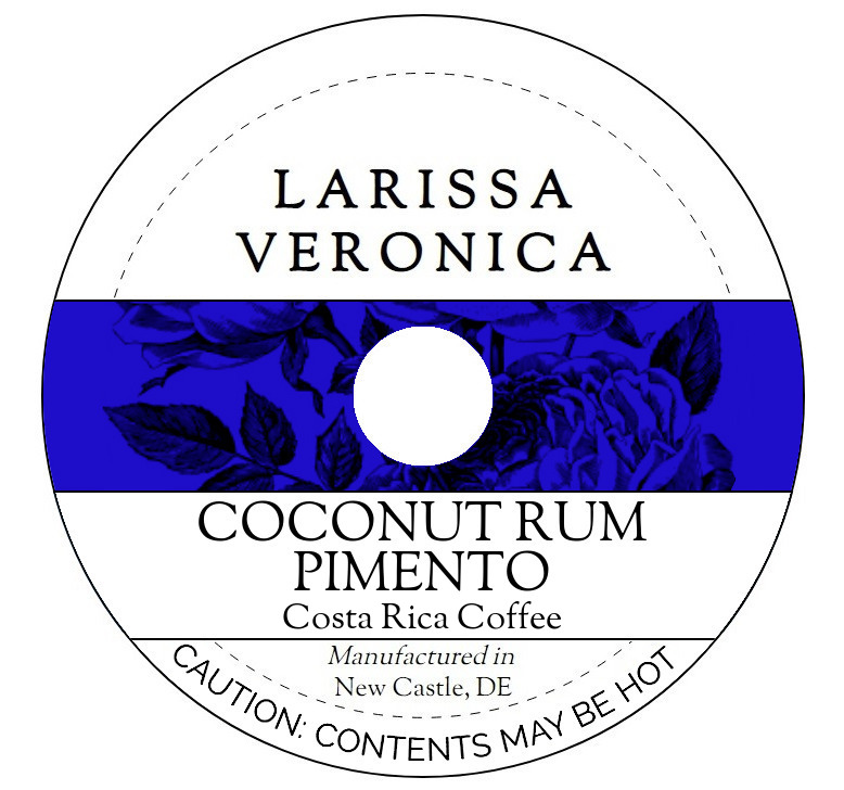 Coconut Rum Pimento Costa Rica Coffee <BR>(Single Serve K-Cup Pods)