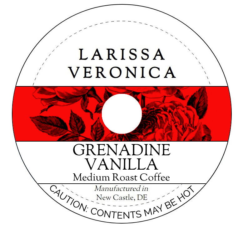 Grenadine Vanilla Medium Roast Coffee <BR>(Single Serve K-Cup Pods)