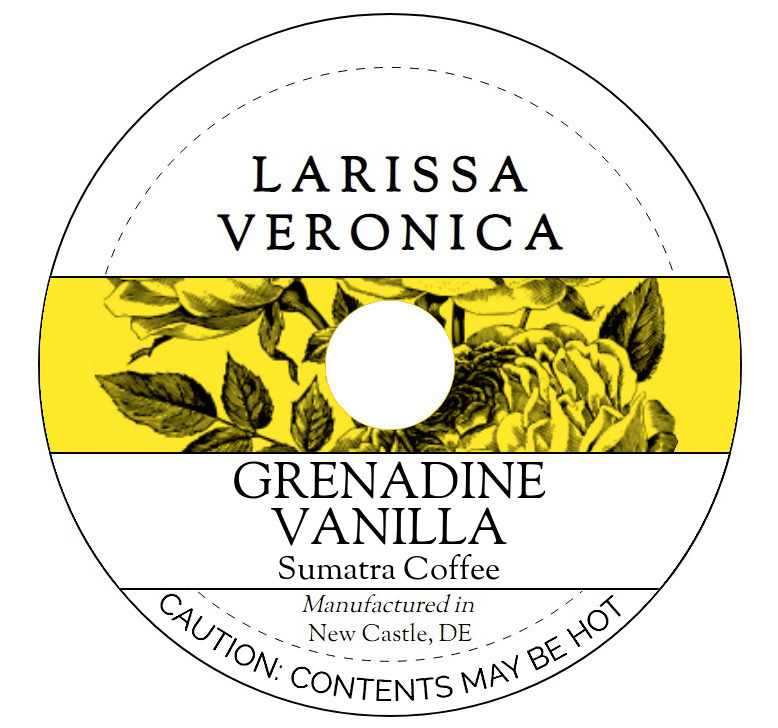 Grenadine Vanilla Sumatra Coffee <BR>(Single Serve K-Cup Pods)