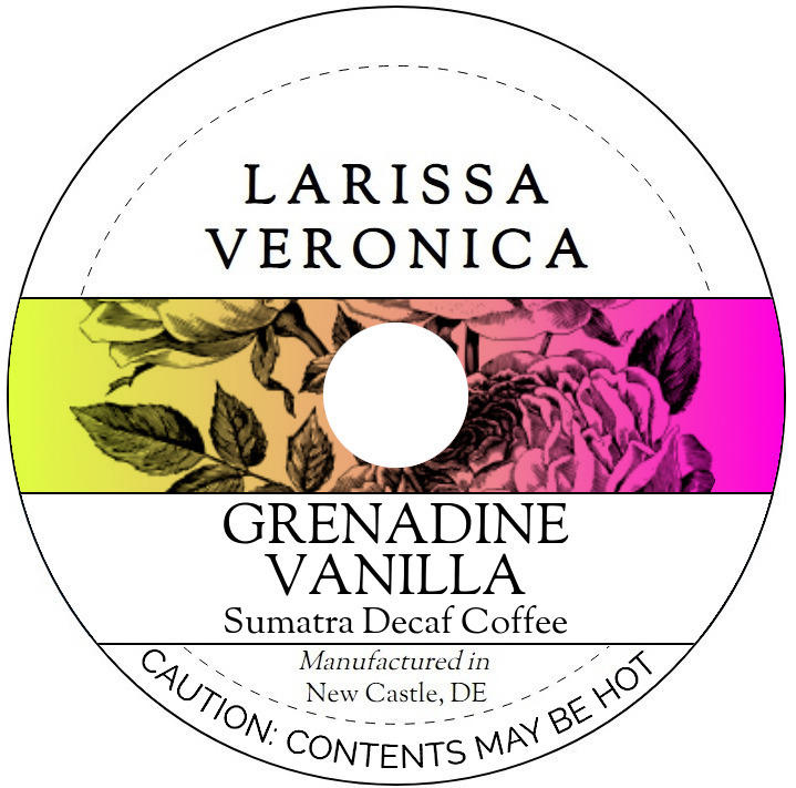 Grenadine Vanilla Sumatra Decaf Coffee <BR>(Single Serve K-Cup Pods)