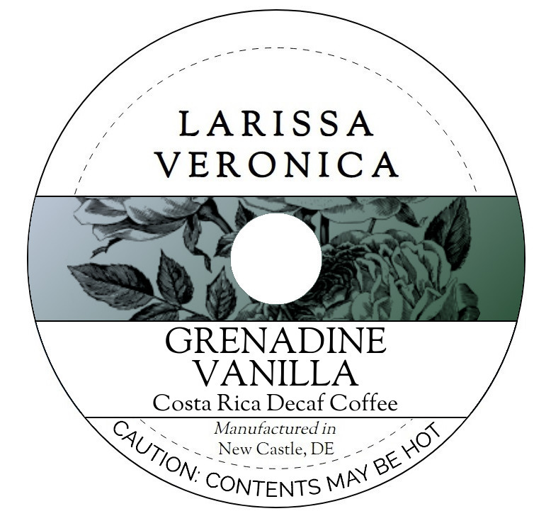 Grenadine Vanilla Costa Rica Decaf Coffee <BR>(Single Serve K-Cup Pods)