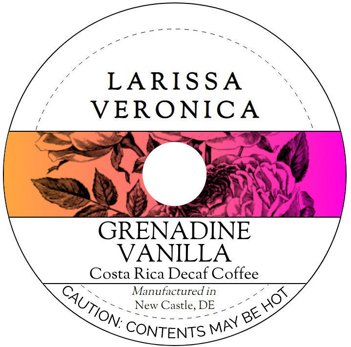 Grenadine Vanilla Costa Rica Decaf Coffee <BR>(Single Serve K-Cup Pods)