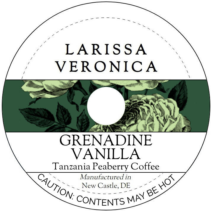 Grenadine Vanilla Tanzania Peaberry Coffee <BR>(Single Serve K-Cup Pods)