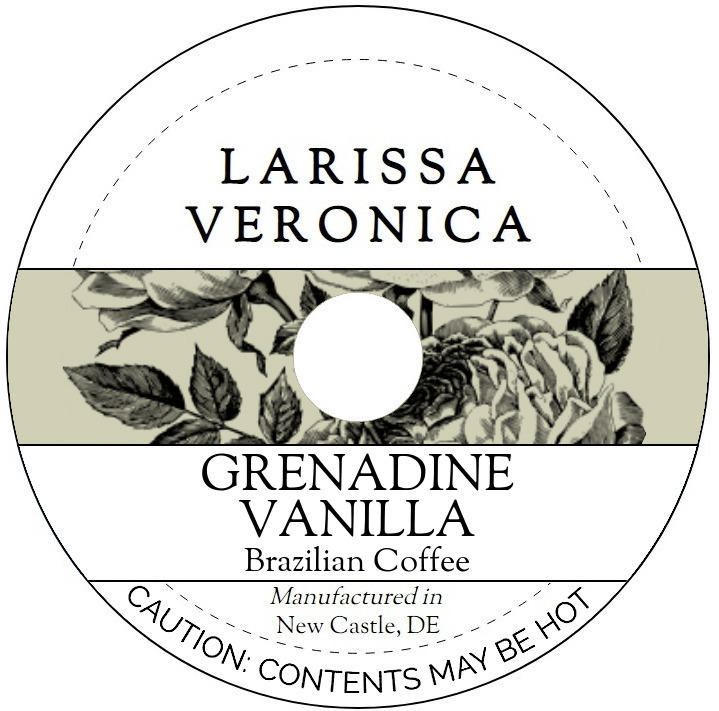 Grenadine Vanilla Brazilian Coffee <BR>(Single Serve K-Cup Pods)