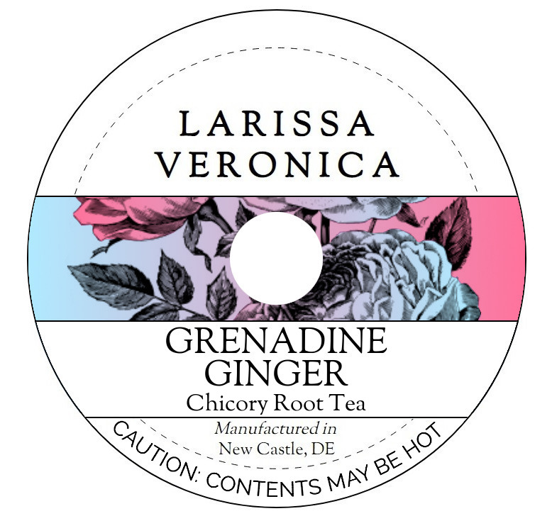 Grenadine Ginger Chicory Root Tea <BR>(Single Serve K-Cup Pods)