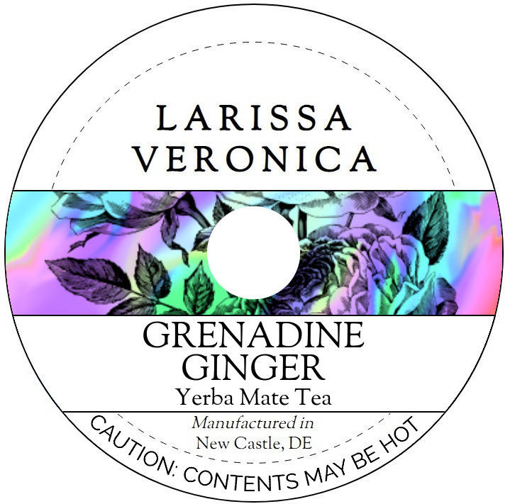 Grenadine Ginger Yerba Mate Tea <BR>(Single Serve K-Cup Pods)