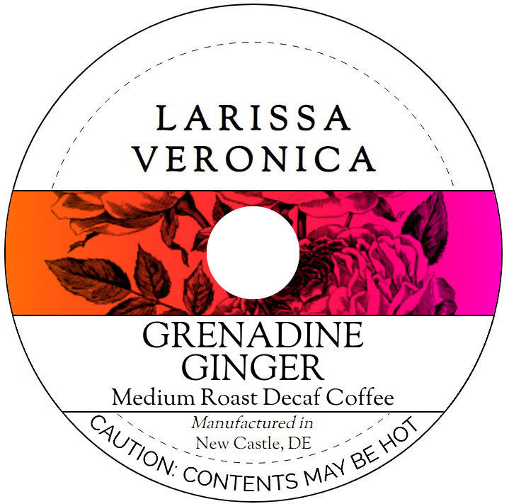 Grenadine Ginger Medium Roast Decaf Coffee <BR>(Single Serve K-Cup Pods)