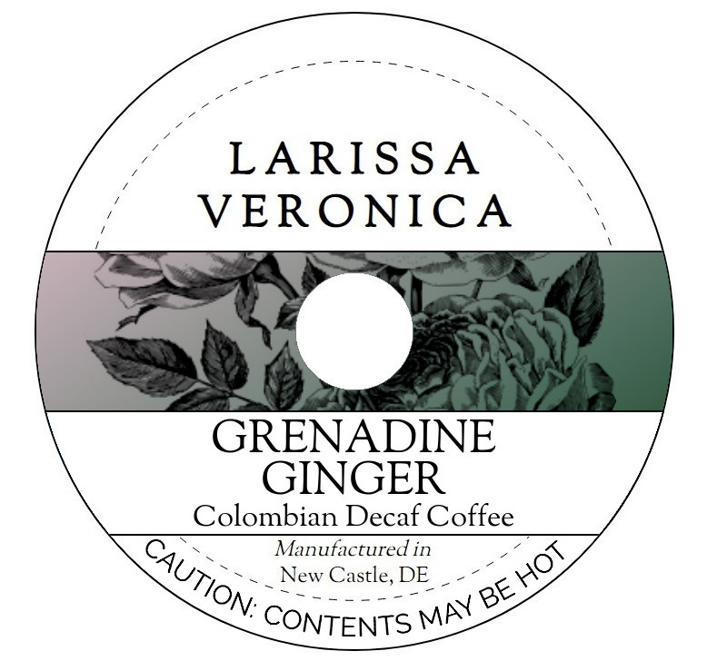 Grenadine Ginger Colombian Decaf Coffee <BR>(Single Serve K-Cup Pods)