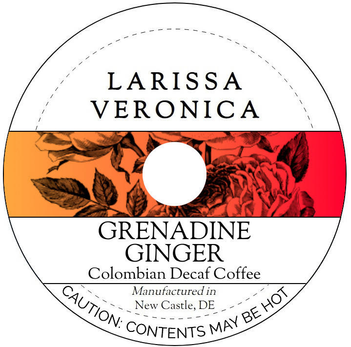 Grenadine Ginger Colombian Decaf Coffee <BR>(Single Serve K-Cup Pods)