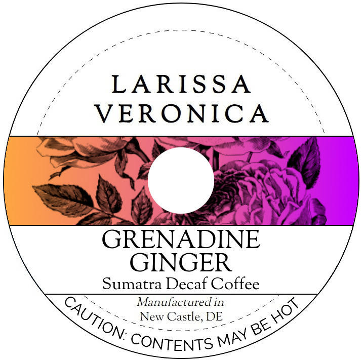 Grenadine Ginger Sumatra Decaf Coffee <BR>(Single Serve K-Cup Pods)
