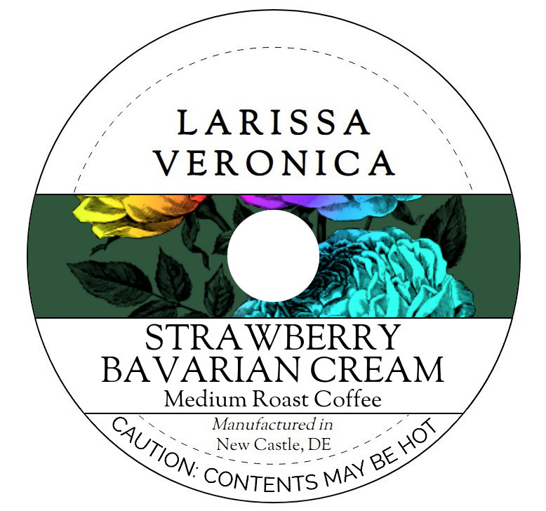 Strawberry Bavarian Cream Medium Roast Coffee <BR>(Single Serve K-Cup Pods)