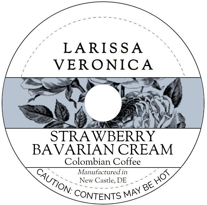 Strawberry Bavarian Cream Colombian Coffee <BR>(Single Serve K-Cup Pods)
