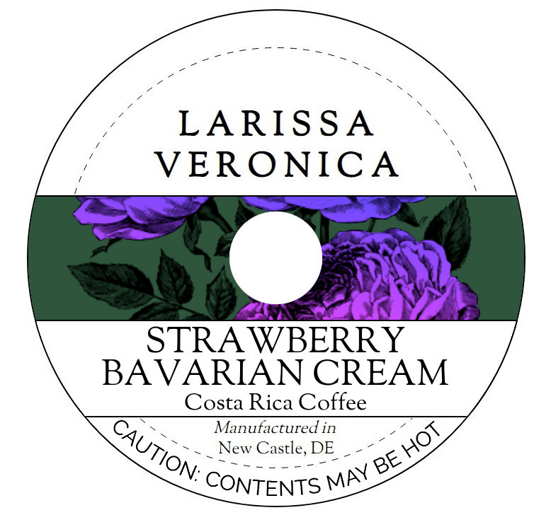 Strawberry Bavarian Cream Costa Rica Coffee <BR>(Single Serve K-Cup Pods)
