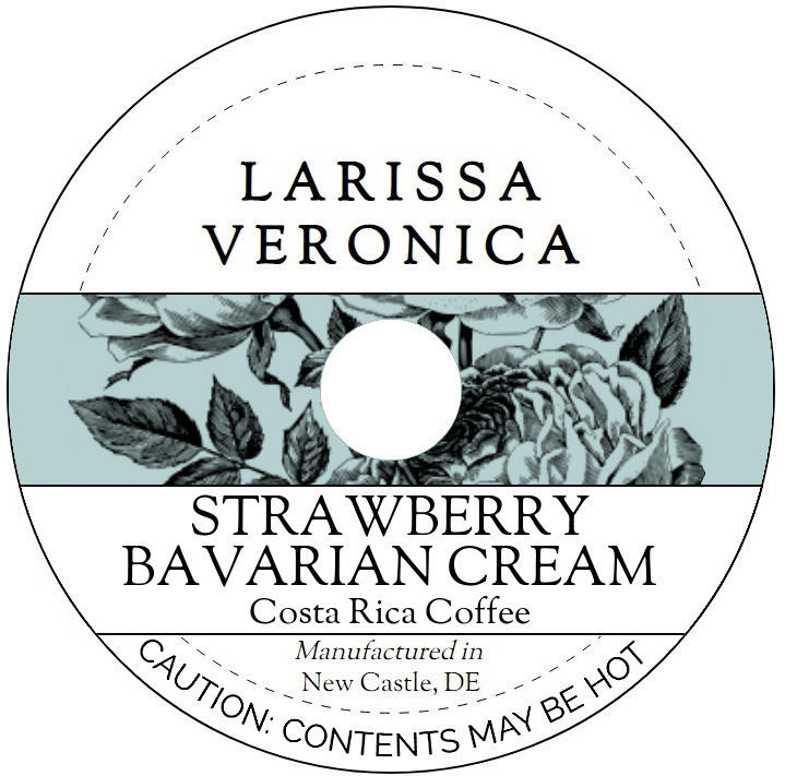 Strawberry Bavarian Cream Costa Rica Coffee <BR>(Single Serve K-Cup Pods)