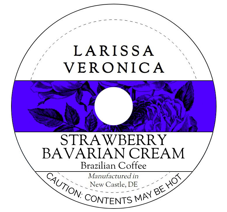 Strawberry Bavarian Cream Brazilian Coffee <BR>(Single Serve K-Cup Pods)