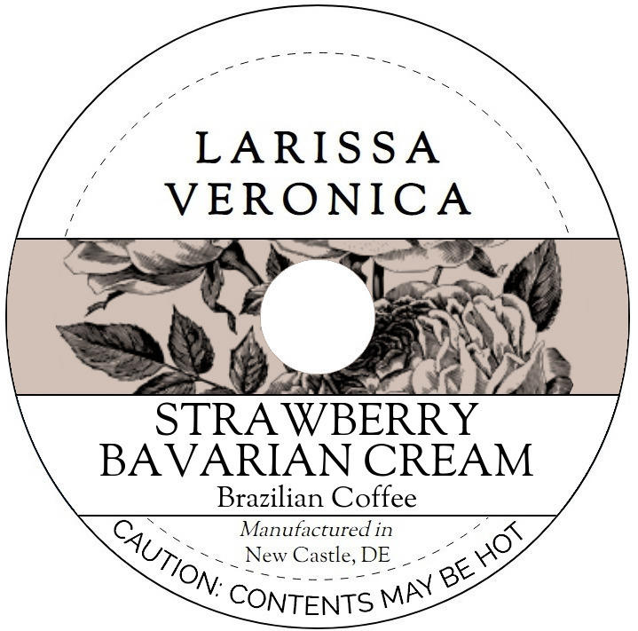 Strawberry Bavarian Cream Brazilian Coffee <BR>(Single Serve K-Cup Pods)