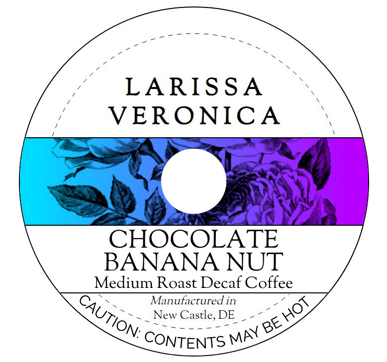 Chocolate Banana Nut Medium Roast Decaf Coffee <BR>(Single Serve K-Cup Pods)