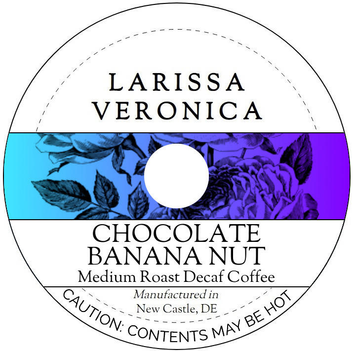 Chocolate Banana Nut Medium Roast Decaf Coffee <BR>(Single Serve K-Cup Pods)