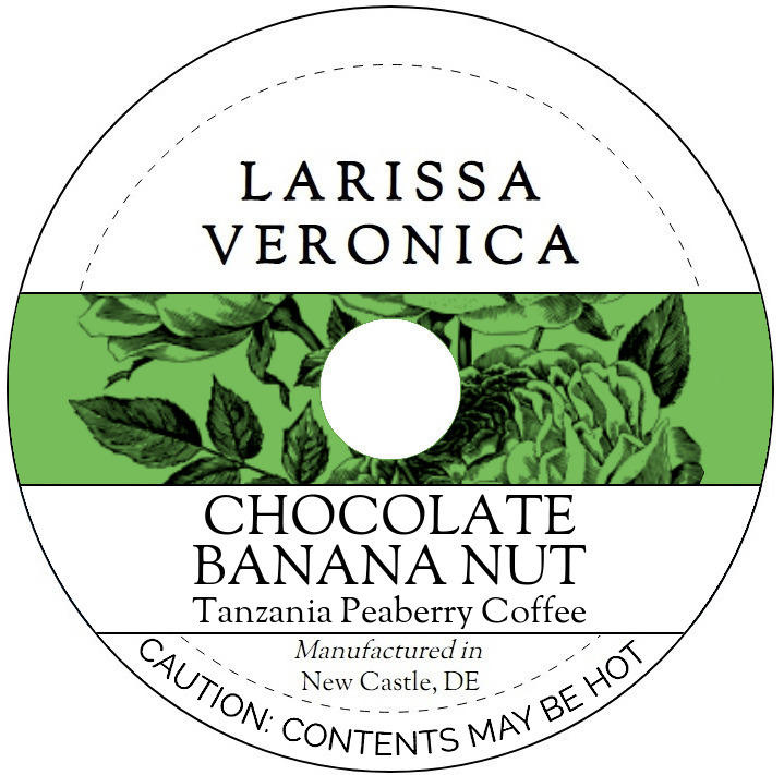Chocolate Banana Nut Tanzania Peaberry Coffee <BR>(Single Serve K-Cup Pods)