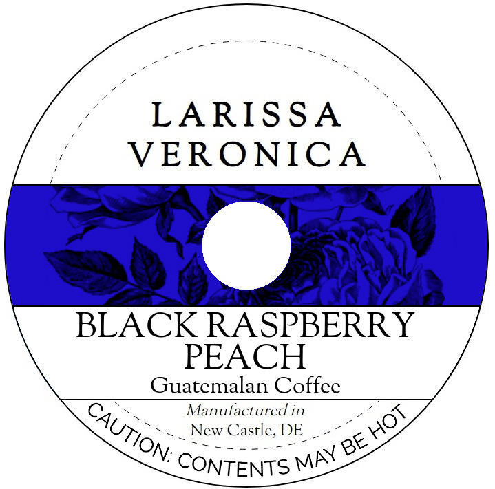 Black Raspberry Peach Guatemalan Coffee <BR>(Single Serve K-Cup Pods)