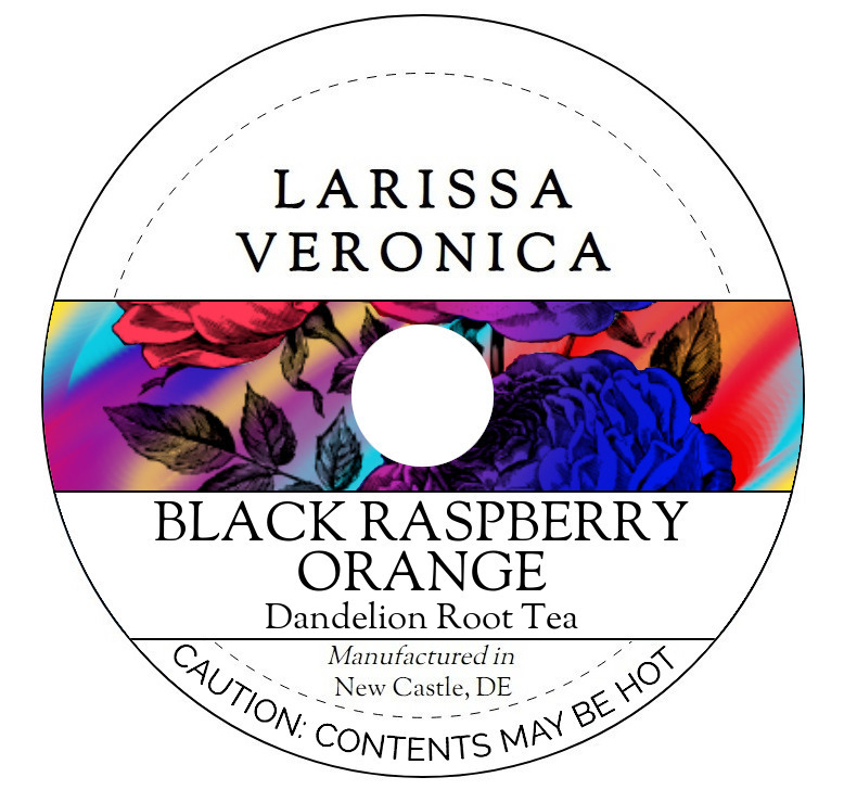 Black Raspberry Orange Dandelion Root Tea <BR>(Single Serve K-Cup Pods)
