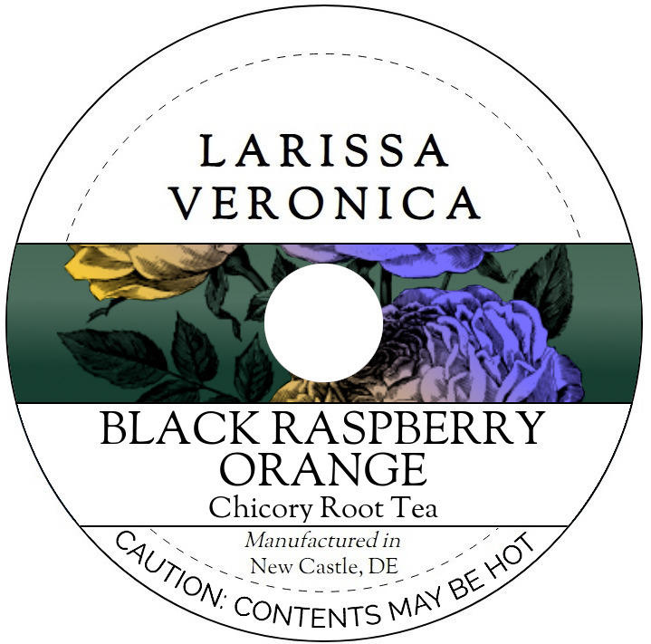 Black Raspberry Orange Chicory Root Tea <BR>(Single Serve K-Cup Pods)