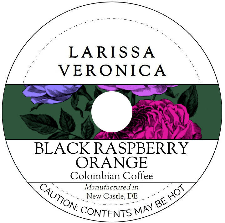 Black Raspberry Orange Colombian Coffee <BR>(Single Serve K-Cup Pods)