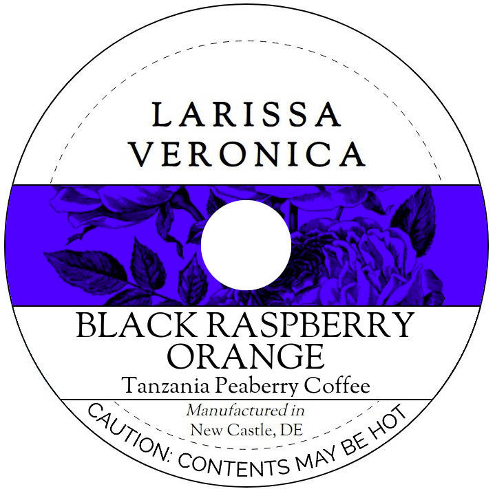 Black Raspberry Orange Tanzania Peaberry Coffee <BR>(Single Serve K-Cup Pods)