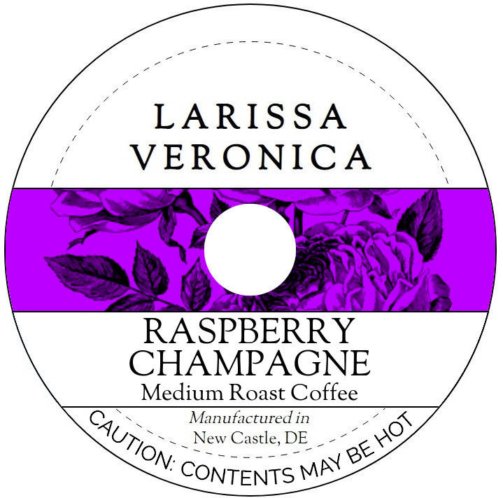 Raspberry Champagne Medium Roast Coffee <BR>(Single Serve K-Cup Pods)