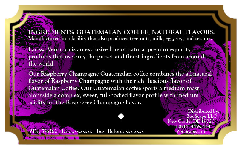 Raspberry Champagne Guatemalan Coffee <BR>(Single Serve K-Cup Pods)
