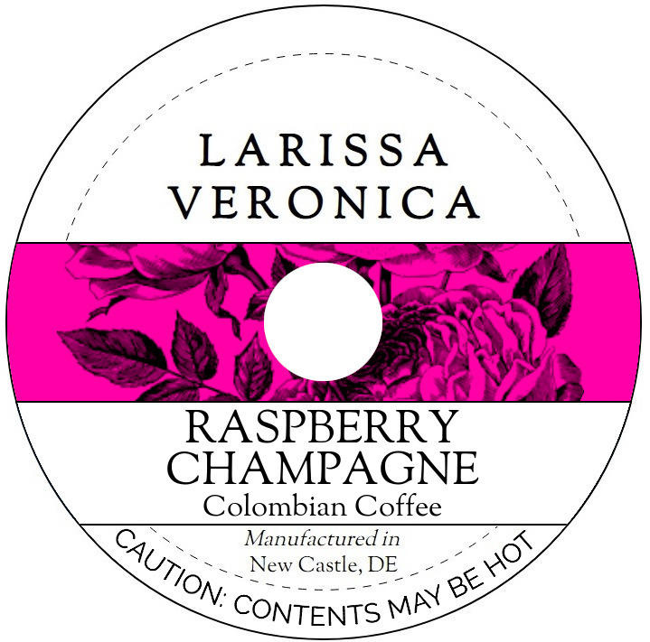 Raspberry Champagne Colombian Coffee <BR>(Single Serve K-Cup Pods)