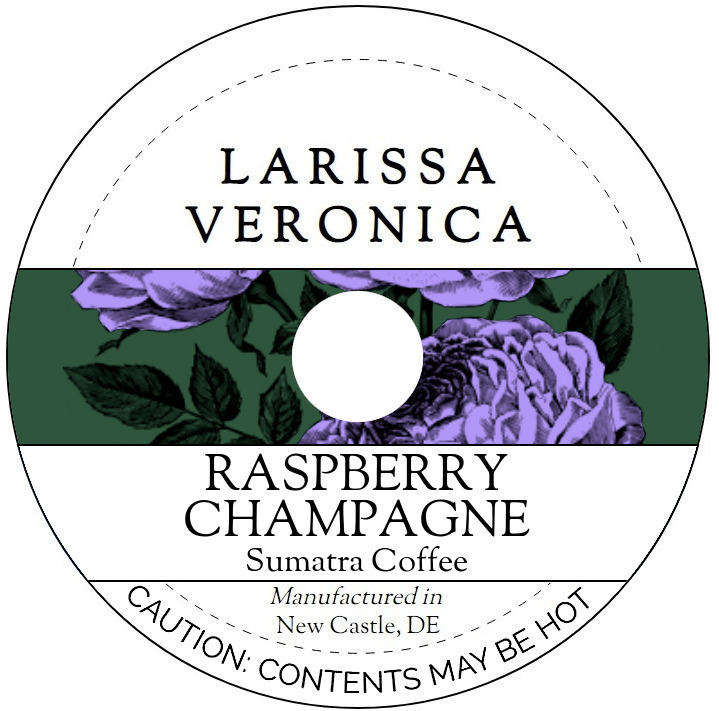 Raspberry Champagne Sumatra Coffee <BR>(Single Serve K-Cup Pods)