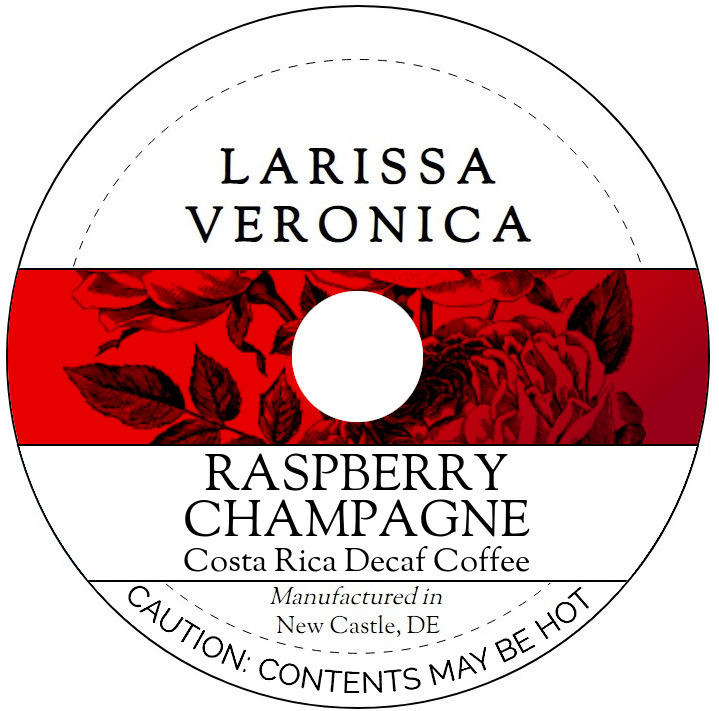 Raspberry Champagne Costa Rica Decaf Coffee <BR>(Single Serve K-Cup Pods)