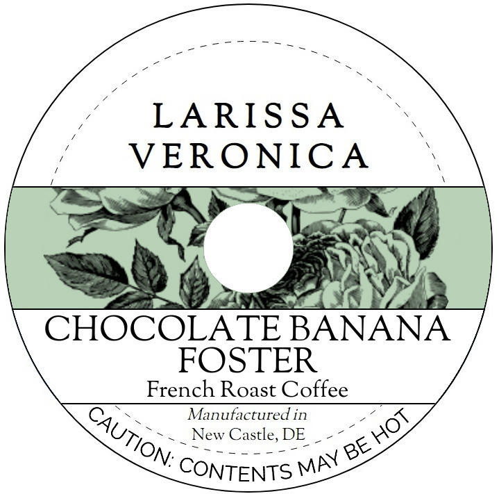 Chocolate Banana Foster French Roast Coffee <BR>(Single Serve K-Cup Pods)