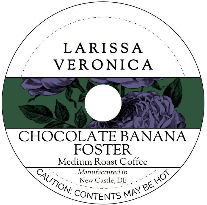 Chocolate Banana Foster Medium Roast Coffee <BR>(Single Serve K-Cup Pods)